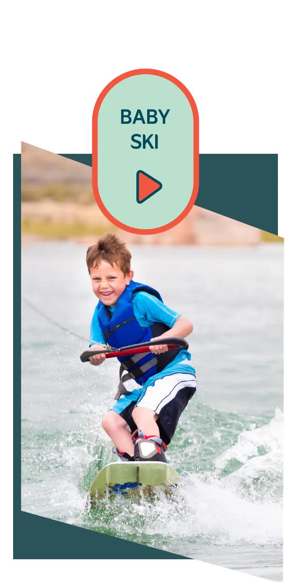 Babyski au lac de serre ponçon